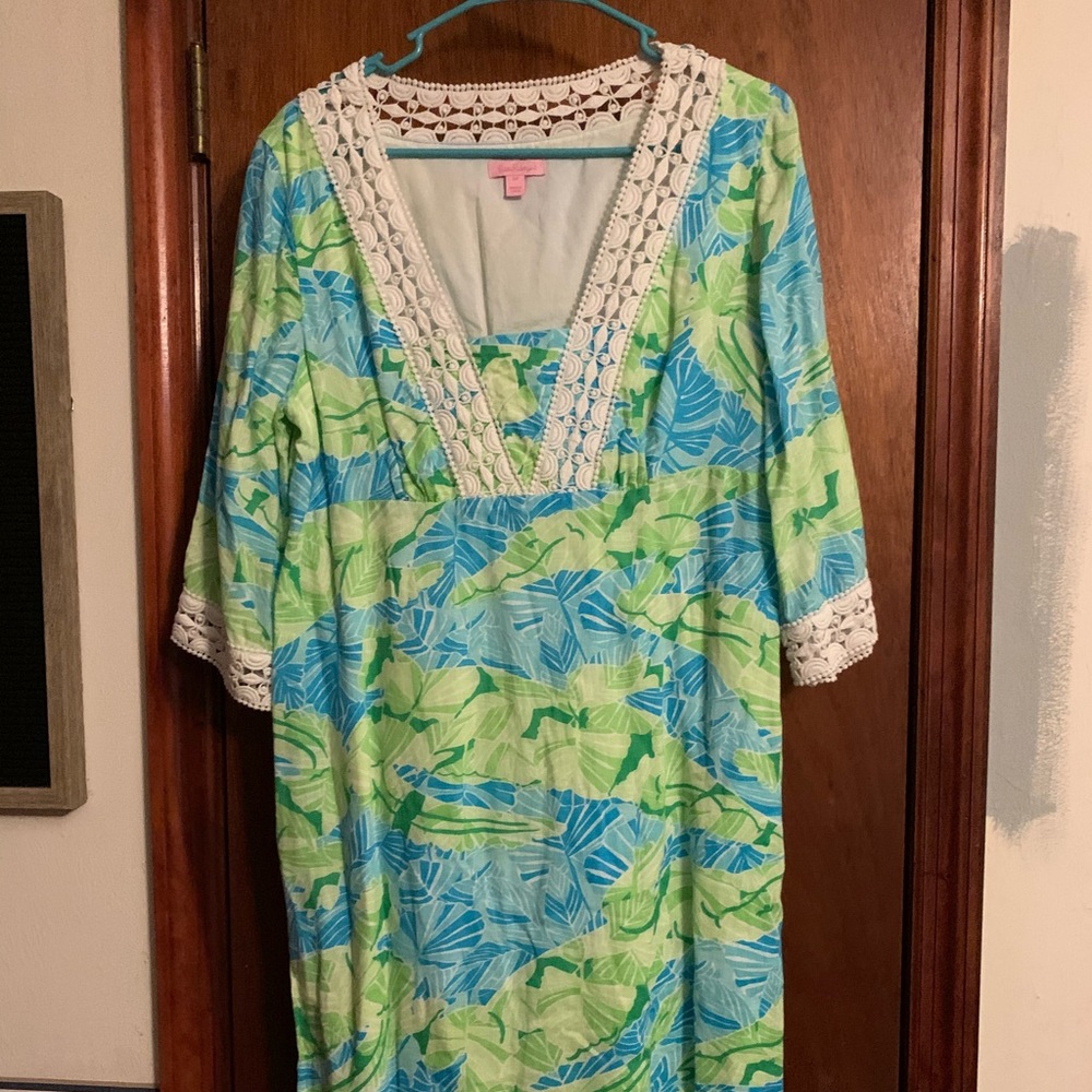 Lilly Pulitzer alligator print dress.